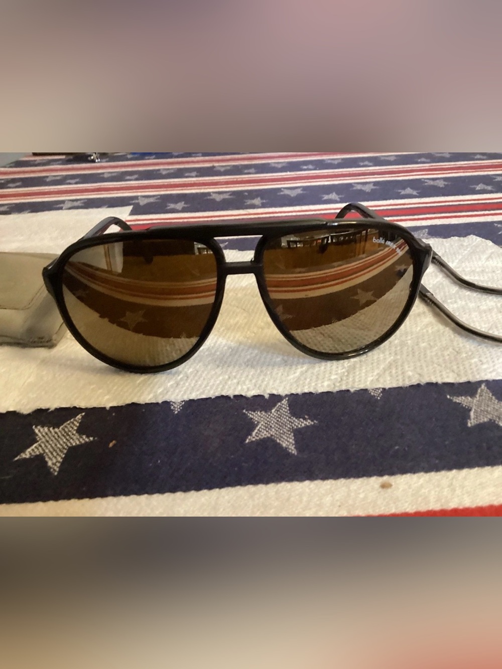 Bollé Irex 100 Vintage 1980s French Aviator Sport Sunglasses